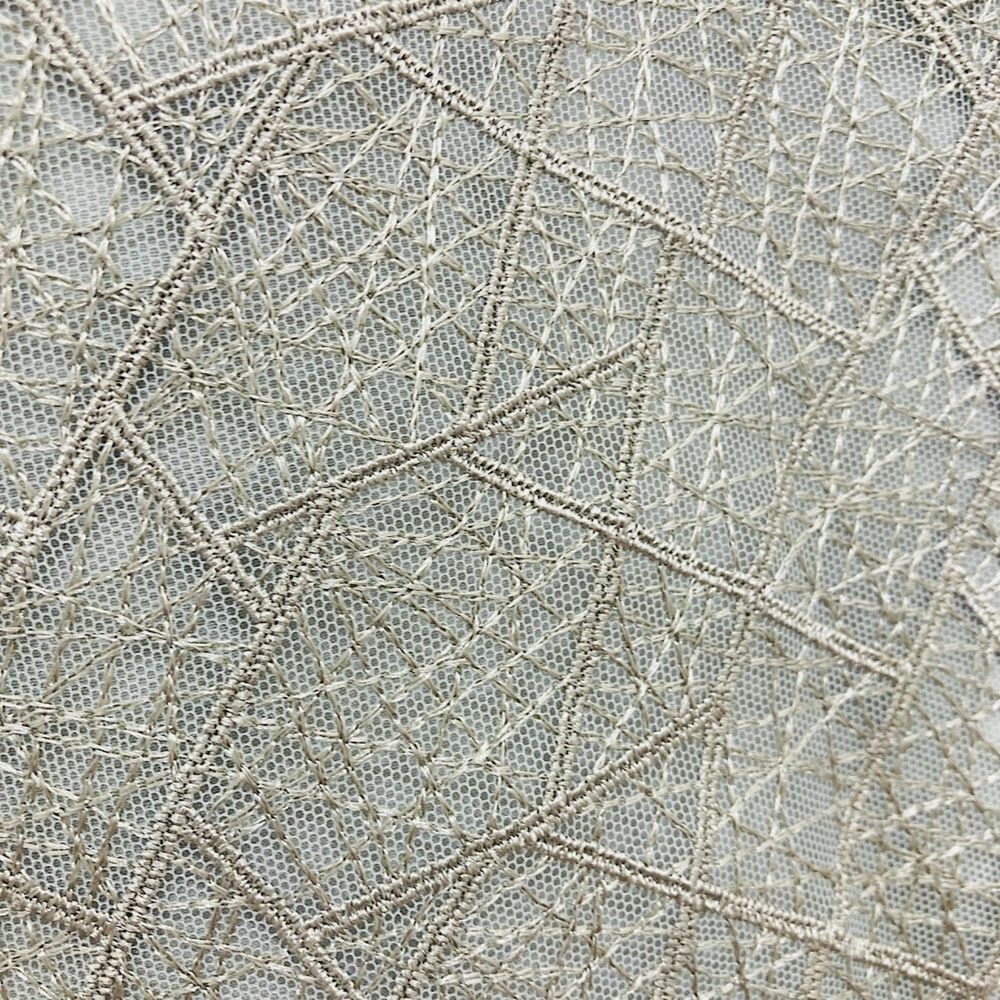 Misha Collection Metallic Sage Gray Lace Luxury Natasha Mini Dress Size 4 - Picture 10 of 16